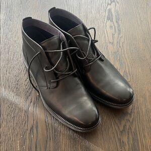 Men's Cole Haan Black Leather Original Grand Chukka Boots. Sz 12. Like New!